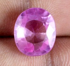 Natural Ruby 9.70 Ct Pink Oval Cut Loose Gemstone AGI Certified