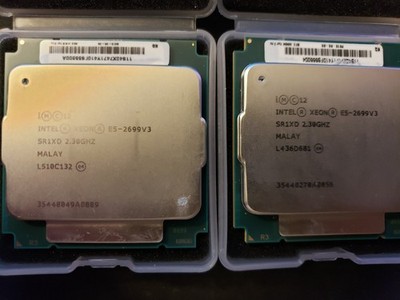 Intel Xeon E5-2699 V3 2.3GHz 45MB LGA Processor (SR1XD)