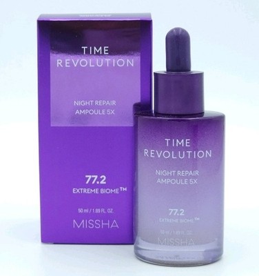 MISSHA Time Revolution Night Repair Ampoule 5X 50ml Brightening Firming K-Beauty
