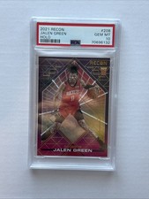 Jalen Green 2021-22 Panini Recon Basketball #208 Holo Rookie Card RC Rockets. rookie card picture