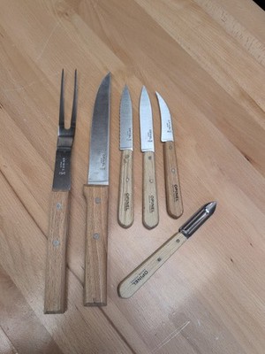 Set Of 6 Opinel Savoie France Knife Set