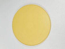 Vintage Rubbermaid Lazy Susan Turntable Organizer Tray Plastic Harvest Yellow