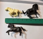 Marx  Vtg Ft. Apache Horse, Rearing, Auburn Black Stallion