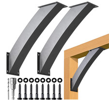 Heavy Duty 4x4 45° Angle Support Brackets 2-Pack for Gazebo Deck Pergola