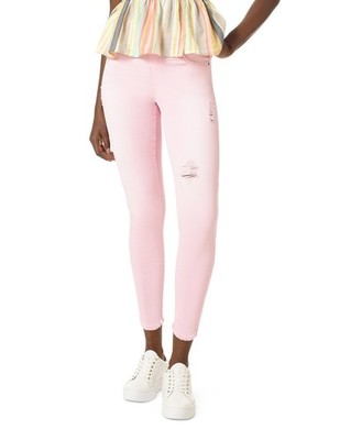 Hue Ripped Denim Hi Rise Skimmer Legging U23418