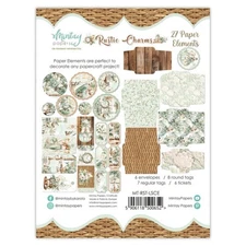 Mintay Papers - Rustic Charms Paper Elements -  27/pk Tags Envelopes Tickets