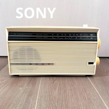SONY Transistor Radio Cream Vintage Showa Retro Sony