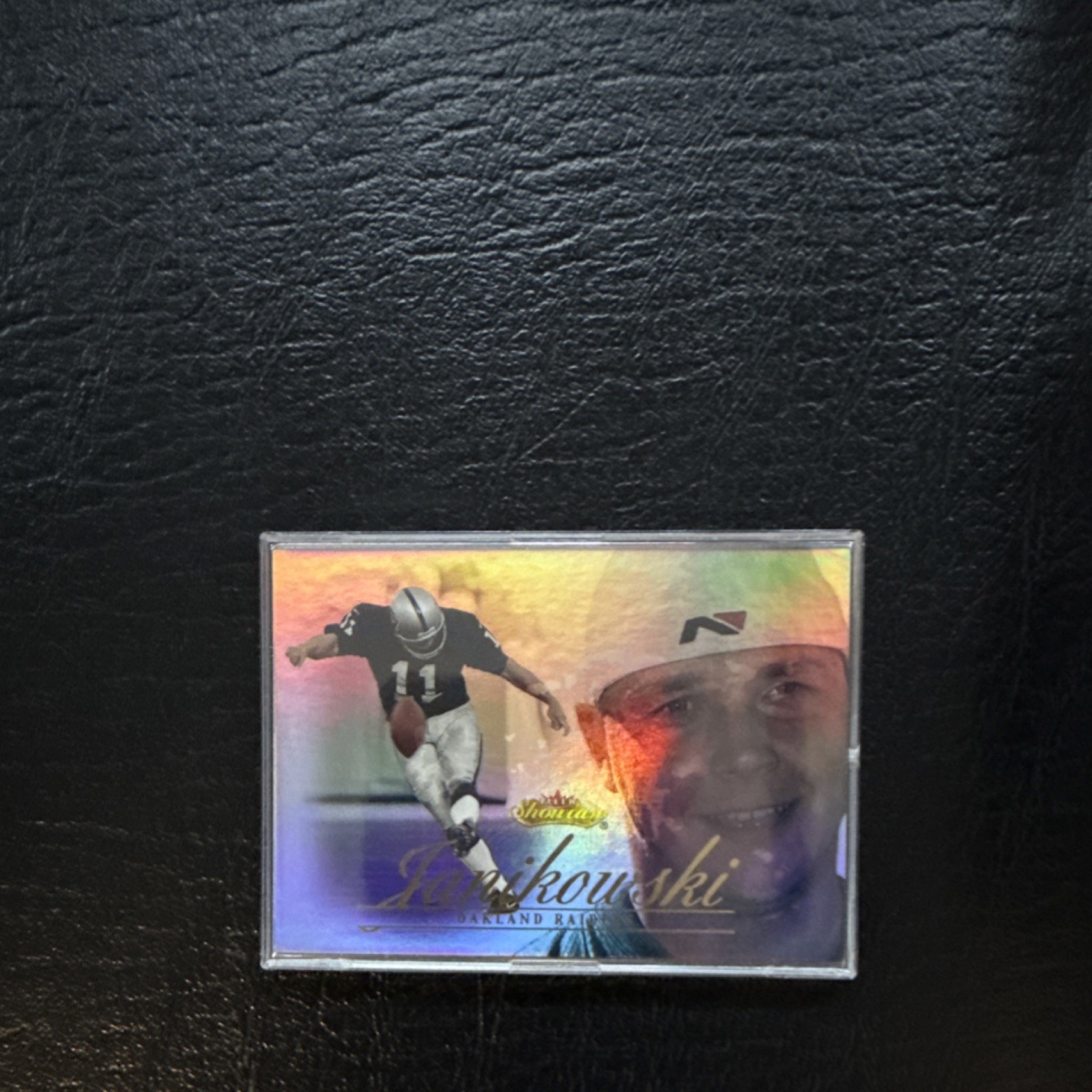Sebastian Janikowski Fleer Showcase Rookie Showcase First #21 Rookie Showcase First