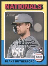 2024 Topps Heritage #240 Blake Rutherford RC Washington Nationals 551