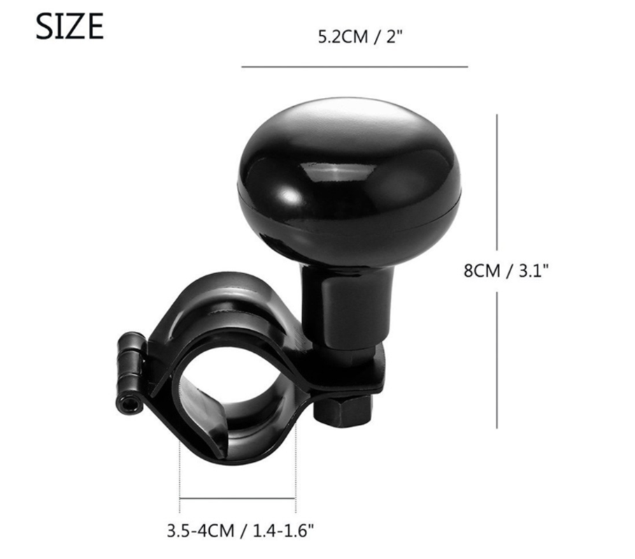 Steering Wheel Spinner Knob Universal Steering Wheel Handle Assister Spinner Knob Ball Auto Truck Collapsib 441727 - Foto 5