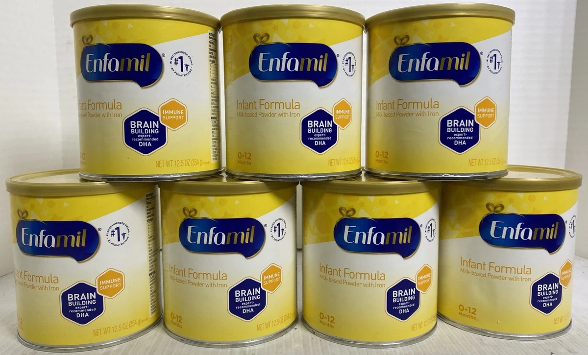 Enfamil Cow's Milk 7.1-14oz. Weight Per Container Baby Feeding