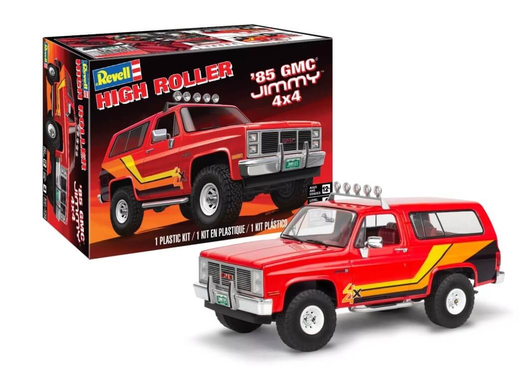 Revell 1/25 Scale 1985 GMC Jimmy 4x4 High Roller Plastic Model Kit
