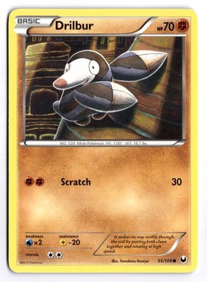 Drilbur - DEX #55/108 Dark Explorers Common Normal MP