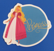 Princess Wearing Pink Dress Sticker 2.25" x 2.38" AW