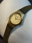 Vintage Seiko Women Dress Watch 4N00 Ladies Gold Tone,19mm,New Battery