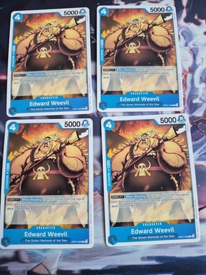 One Piece TCG EN Near Mint Playset OP07-039 Edward Weevil 