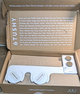 TUSHY Spa 3.0 Warm Water Bidet Toilet Seat Attachment READ! KNOB COLOR MAY VARY