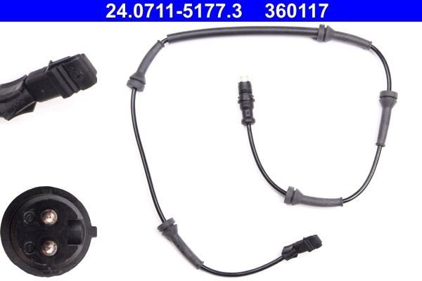 Sensor Raddrehzahl Vorne Ate 240711 51773 FÜR Renault Raddrehzahlsensor-image