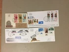 Four Israel registered fdc with multiple stamps