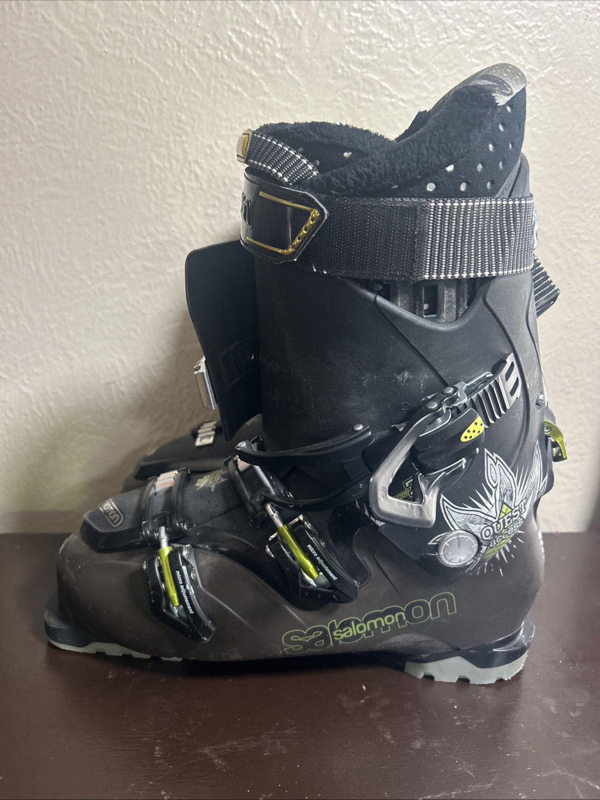 STIVALI DA SCI SALOMON MISSION CRUISE ADULTO MISURA 28.0 28.5 328 MM USATI BUONE CONDIZIONI