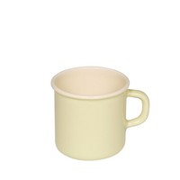 Riess Topf Mit BöRdel 8Cm Gelb Kaffeetasse Becher Emaille