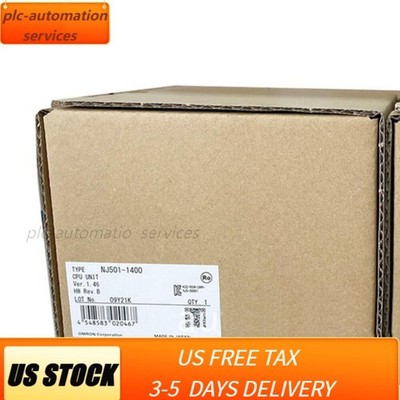 New Omron NJ501-1400 Sysmac NJ5 CPU NJ501 1400 NJ5011400 CPU UNIT US STOCK