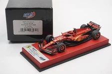 1/43 BBR FERRARI SF24 GP AUSTRALIA 2024 LECLERC RED LEATHER BASE LE10 N MR