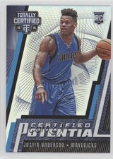 2015-16 Panini Totally Certified Potential Mirror 11/25 Justin Anderson #4 1e5