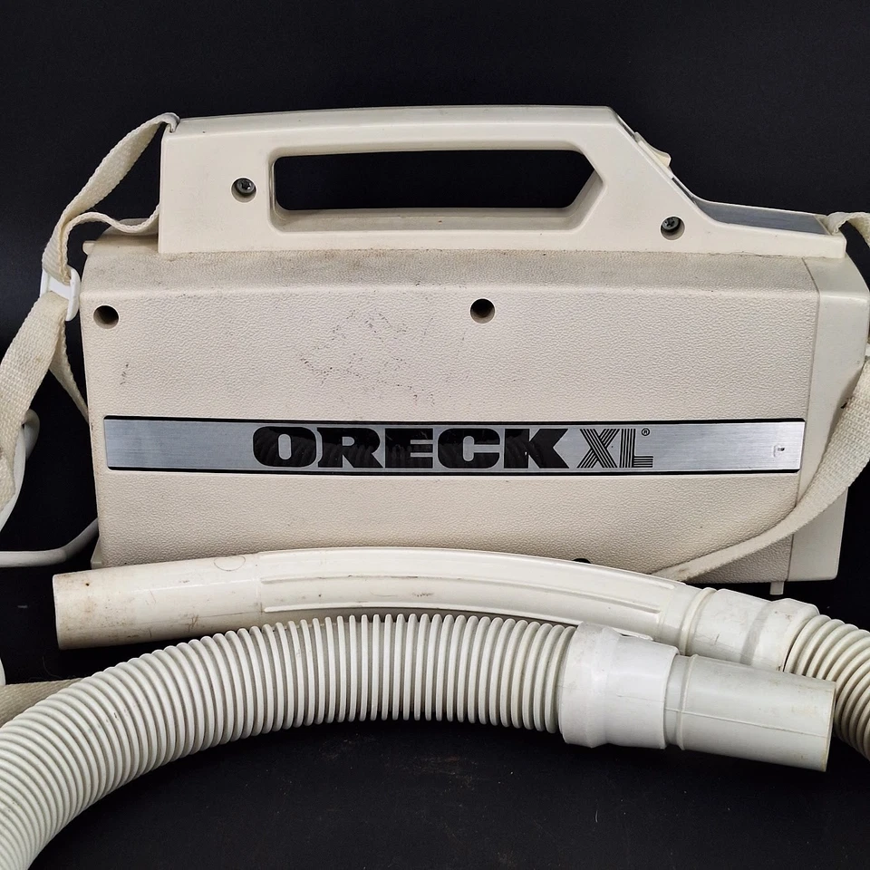 Oreck XL Compact Canister Vacuum Cleaner White w/ Hose and 2 Extensions - Image 4 of 4