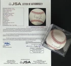 Albert Pujols (HOF, Silver Ink) Signed Official Baseball JSA Letter
