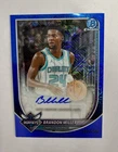 BRANDON MILLER 2025-26 BOWMAN CHROME BLUE MOJO REFRACTOR AUTO /150 #BCA-BM