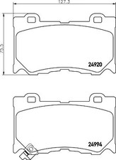 Plaquette de frein Infiniti QX70