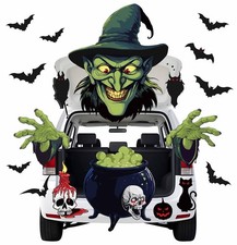 Halloween Witch Trunk or Treat Car Decorations Kit Halloween Trunk or Treat Deco