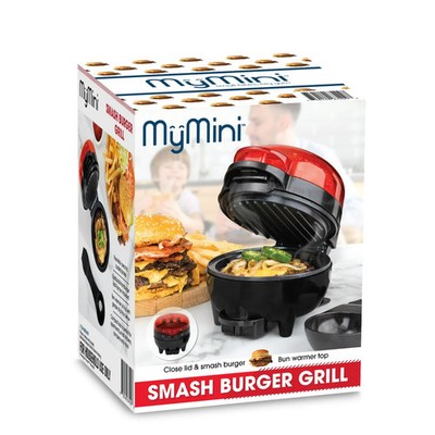 750W Mini Smash Burger Griddle Bun Warmer Nonstick Cooking Plates Compact Grill