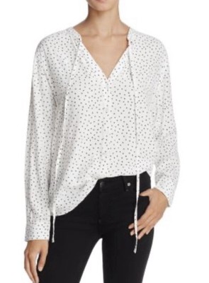 Rails Casey Heart Print Blouse size XS. EUC 