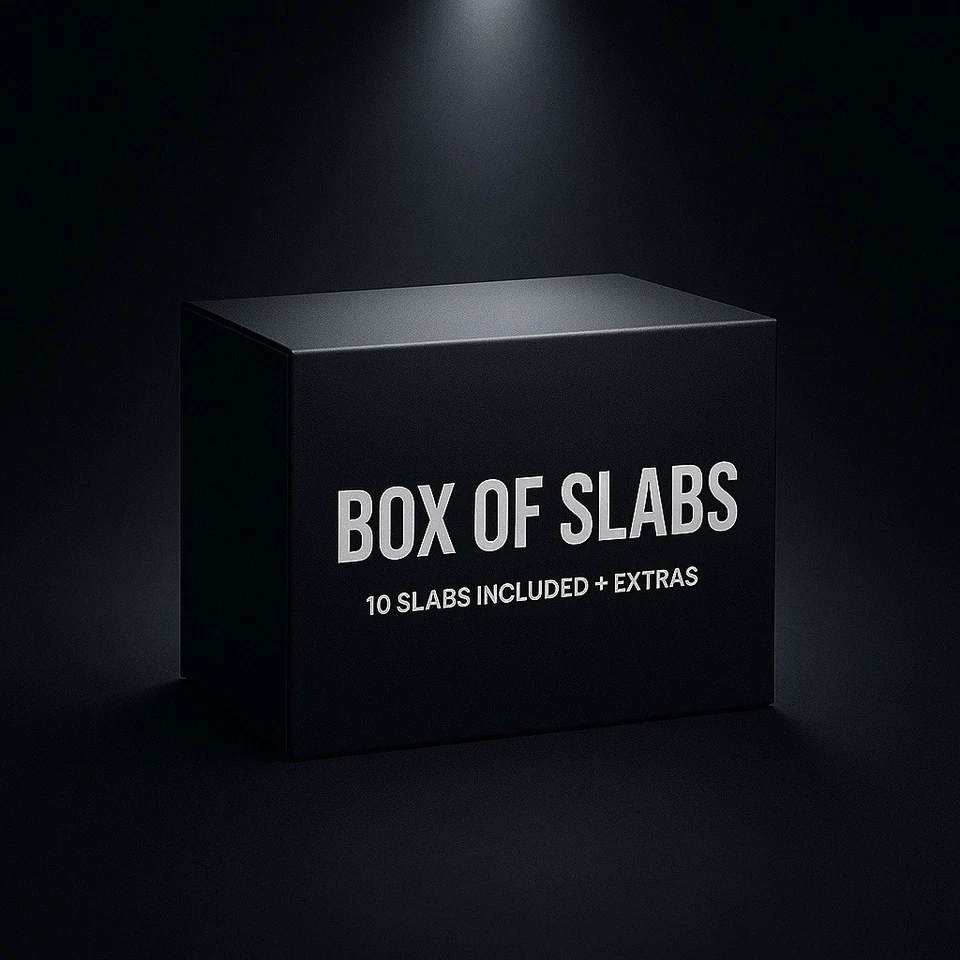 BOX OF 10 SLABS ADVANCED GRADING GRADED CARDS COLLECTION LOT HITS AUTOS #/D SSP