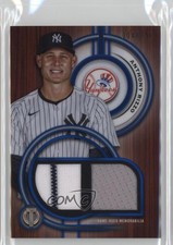 2025 Topps Tribute Single Player Dual Relics Blue 4/150 Anthony Rizzo #DR-AR hw6