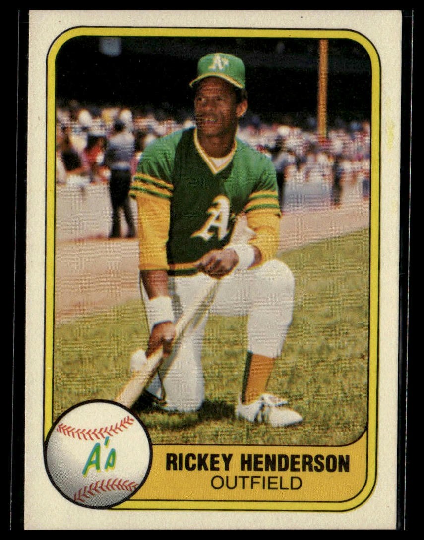 1981 Fleer #574 Rickey Henderson