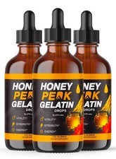 Honey Peak Gelatin Drops Advanced Formula Dietary Supplement HoneyPeak 90SERV.