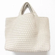 2025SS NAGHEDI St. Barths Medium Tote Bag, Off-White Women USED
