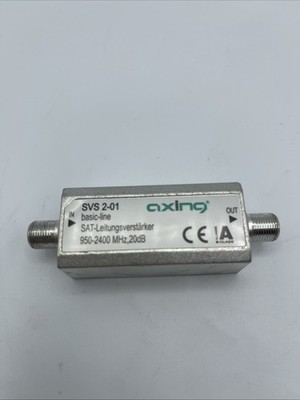 Axing SVS 2-01 Inline Satelliten-Leitungsverstärker | 20 dB MHz 950 2400