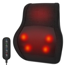 Back Massager with Heat for Pain Deep Tissue 3D Kneading Massage Pillow for S...