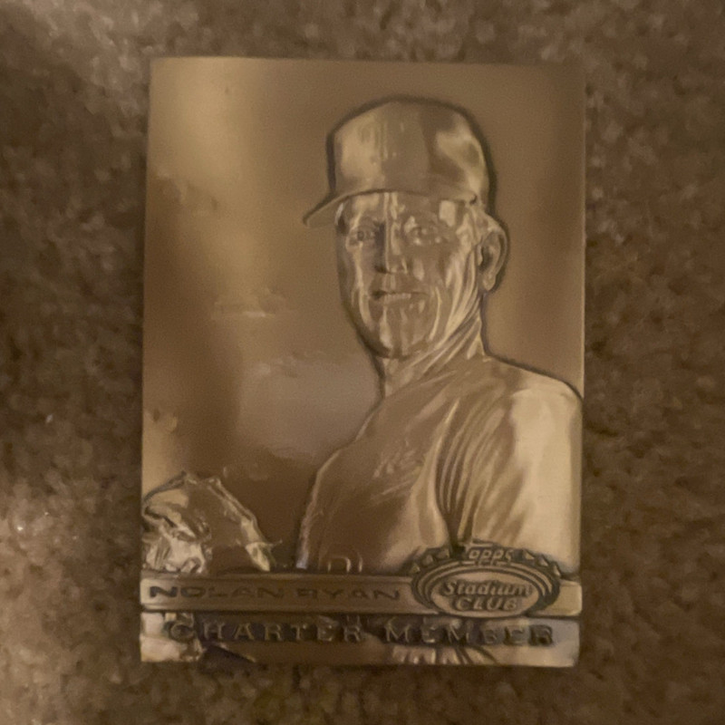 Topps 1991 Stadium Club Charter Member Nolan Ryan #2 Houston Astros Insert