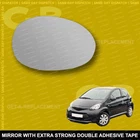 For Toyota Aygo wing mirror glass 05-14 Right Driver side Spherical