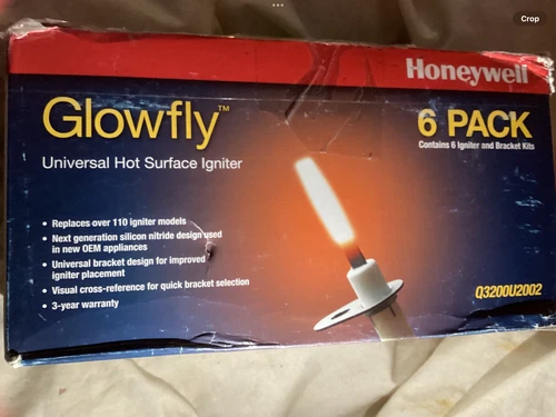 HONEYWELL GLOWFLY UNIVERSAL HOT SURFACE IGNITER 6/PACK -Q3200U2002