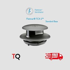 Flettner TCX-2 Standard Base Black Wind Driven Van Roof Vent Truck Horsebox
