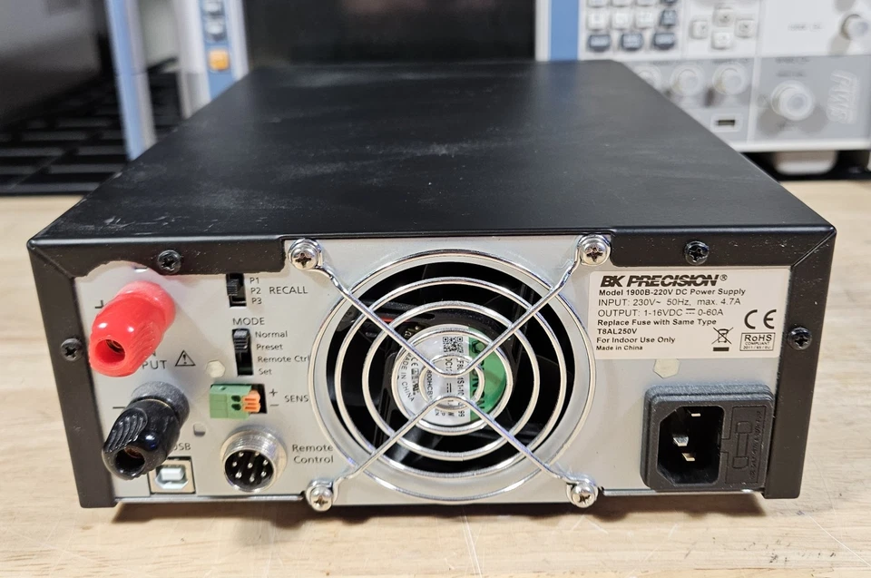 BK Precision 1900B 16V, 60A, 960W Programmable DC Power Supply - Tested - Image 3 of 3