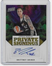 BRITTNEY GRINER 2023 Panini Private Signings WNBA TIE DYE Auto Card Autograph/25
