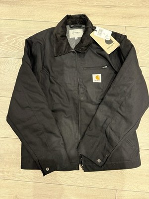 Carhartt WIP Detroit Jacke - Schwarz - Größe S - Neu Mit Etikett