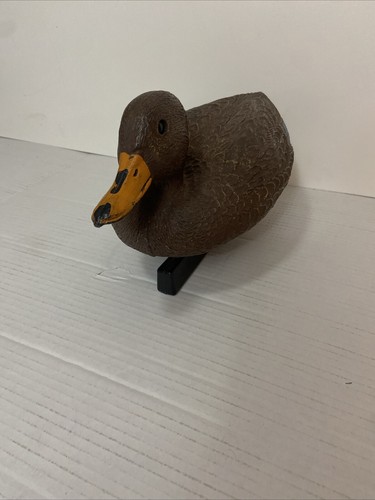 Vintage Flambeau Duck Decoy Plastic Hollow Body Hunting Mallard Hen 17” X 8” - Picture 3 of 5
